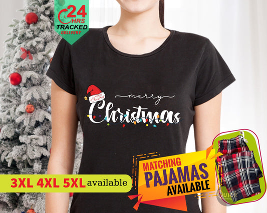 Merry Christmas T-Shirt: Matching Family Holiday Outfit