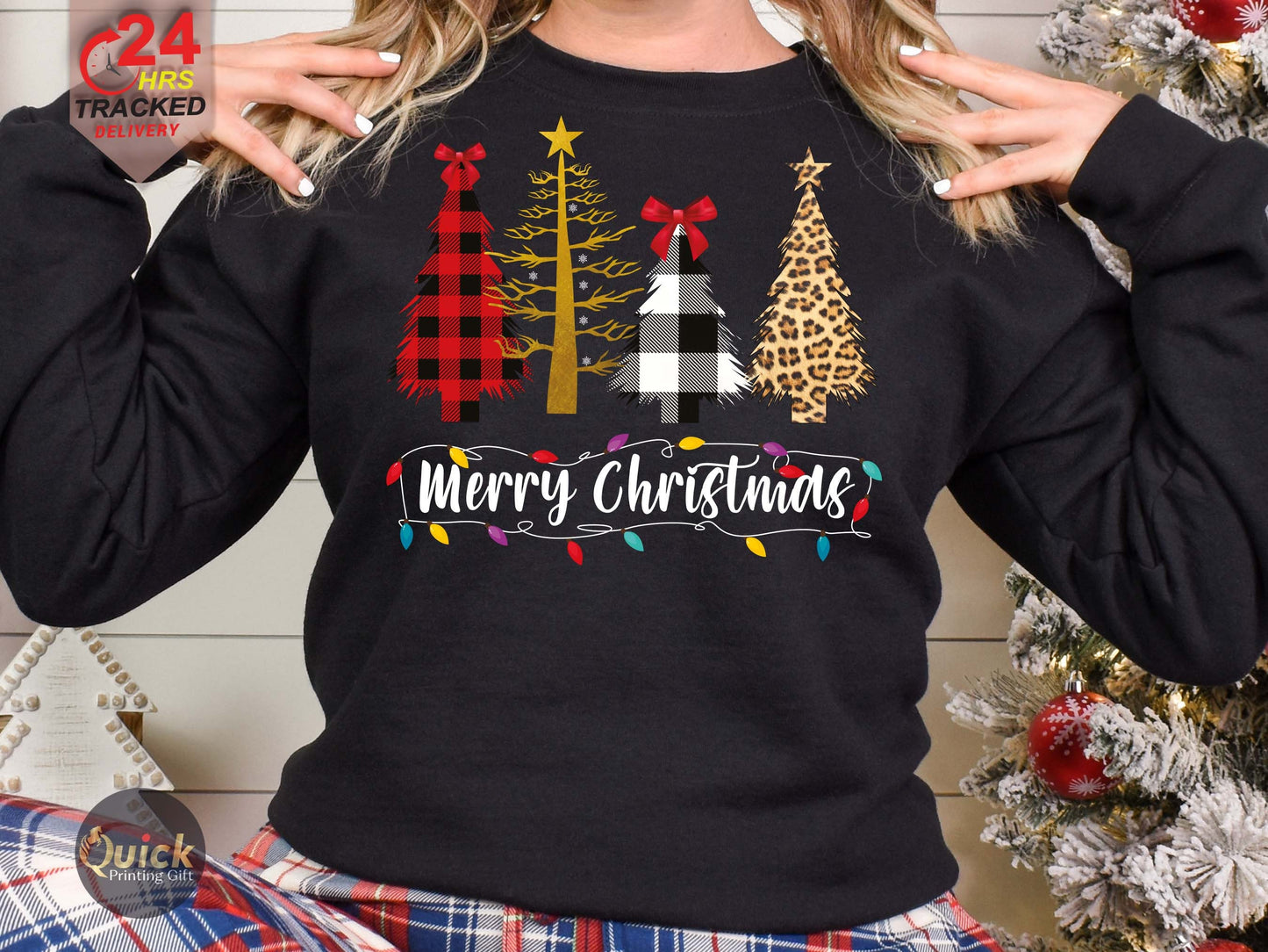 Christmas Tree Sweatshirt: Holiday Family Jumper