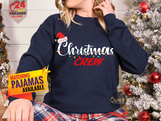 Christmas Crew Sweatshirt: Holiday Family Xmas Jumper