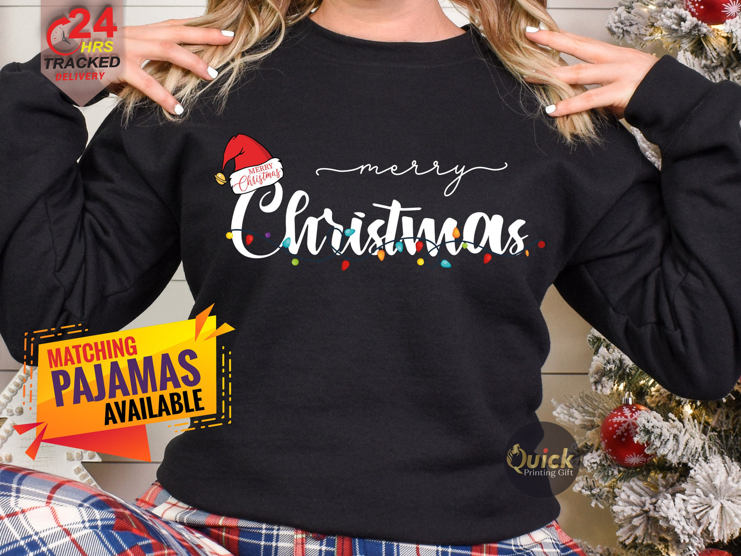Merry Christmas Sweatshirt: Holiday Jumper for Women and Men
