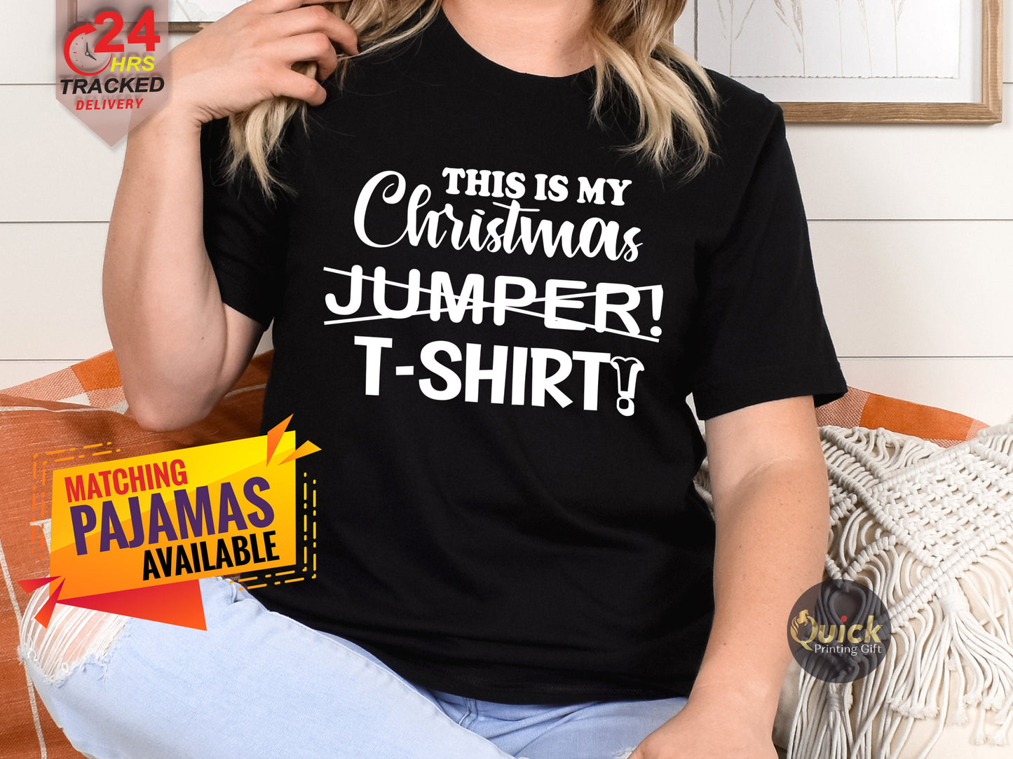 Ladies Christmas Tree Shirt: Holiday T-Shirt Gift