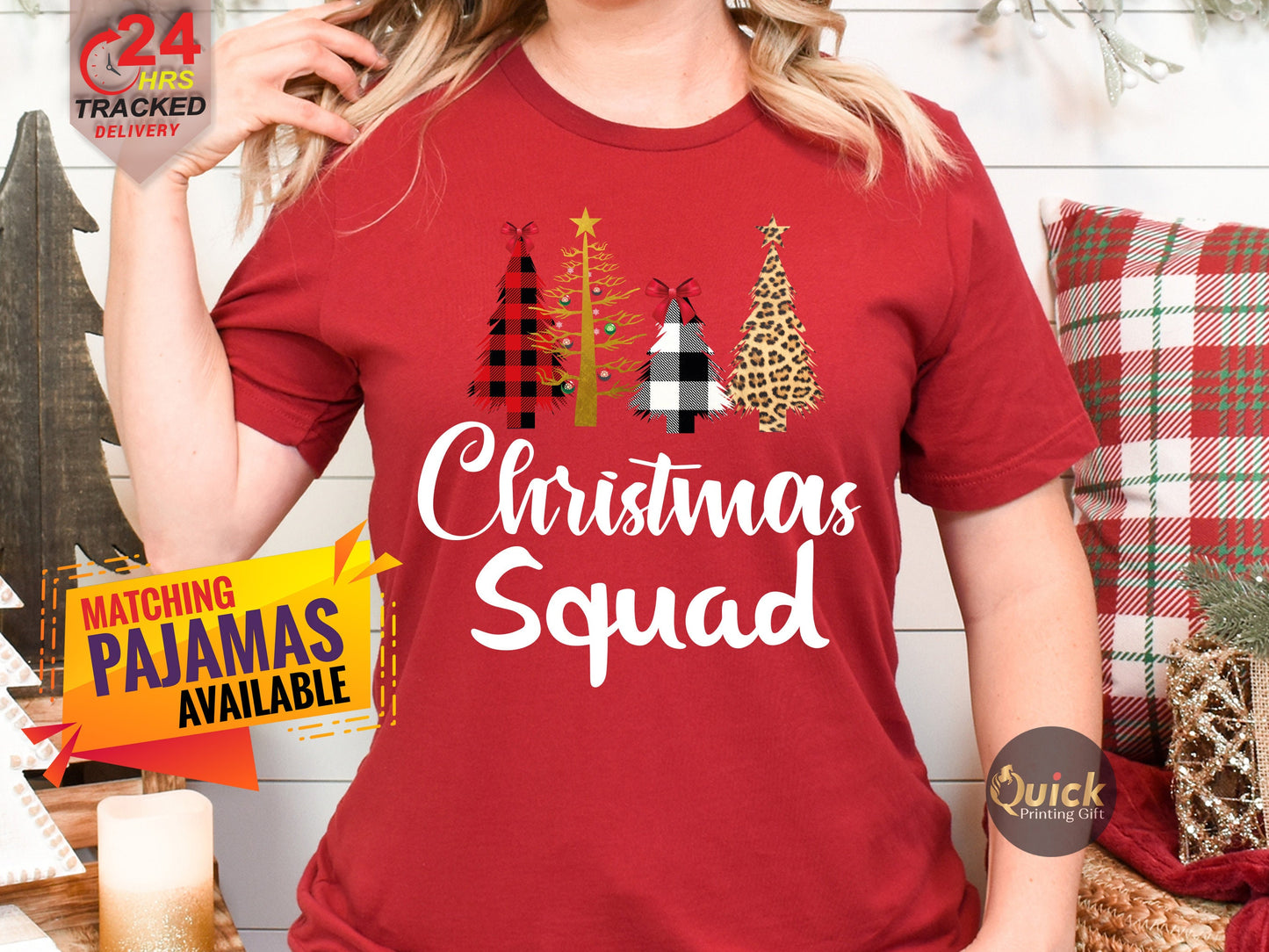 Christmas Squad T-Shirt: Family Holiday Matching Tee