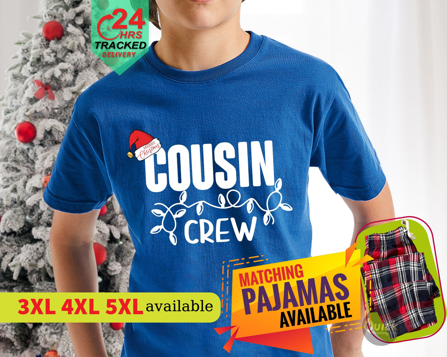 Cousin Crew Christmas Shirt: Matching Family Xmas Top