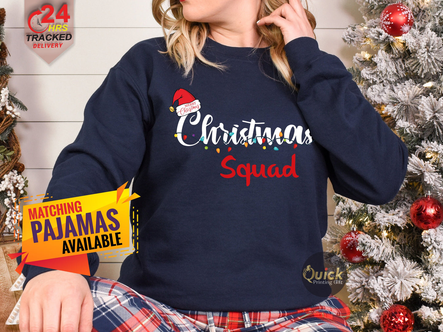 Christmas Family Squad Sweatshirt, Matching Christmas Family Shirt, Holiday Gift, Christmas Family Matching Pyjamas, Christmas Sweater