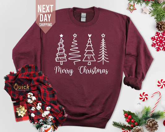 Merry Christmas Jumper: Family Holiday Sweatshirt