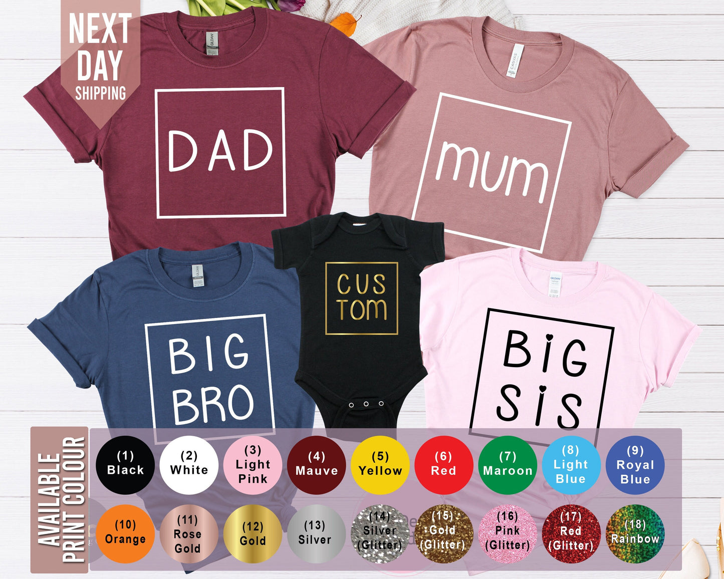 Big Sis Shirt: Baby Announcement Matching Outfit