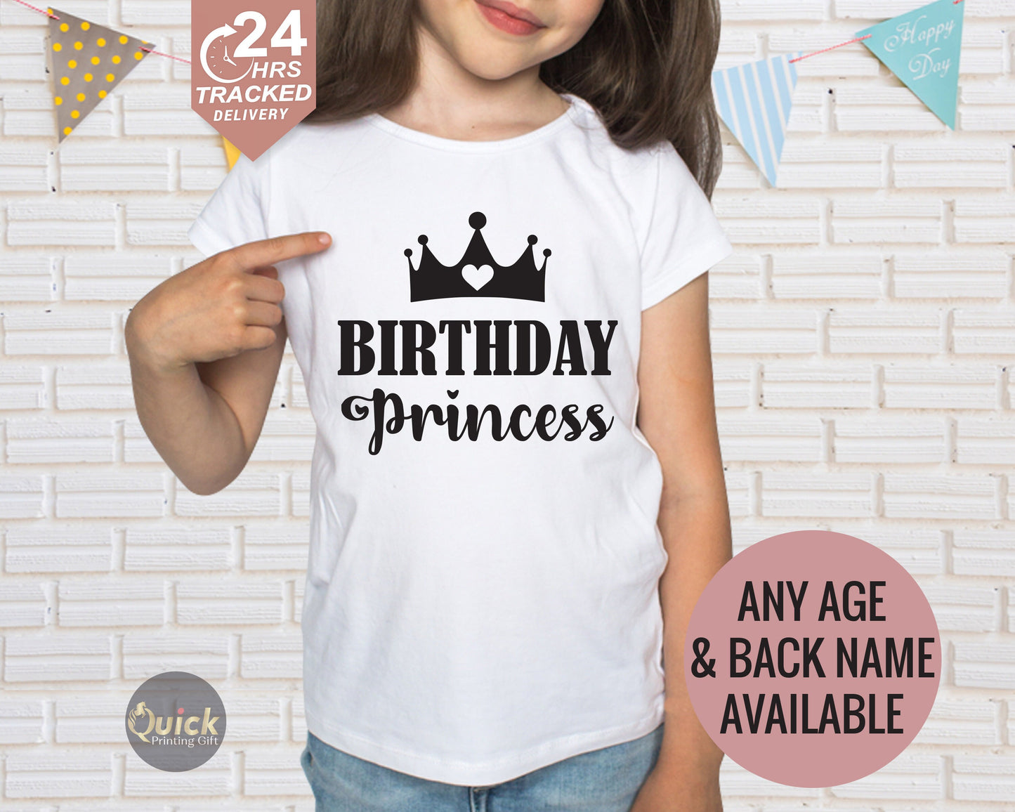 Personalized Birthday T-shirt: Custom Name & Age, Keepsake Gift