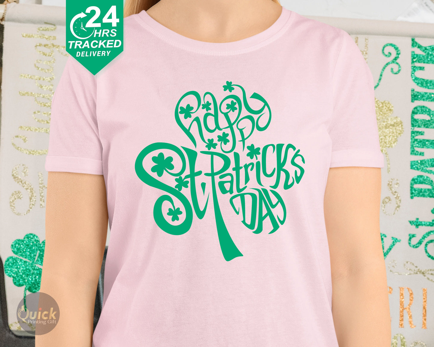 Funny Shamrock St Patricks Day T-Shirt: Lucky Irish Gift