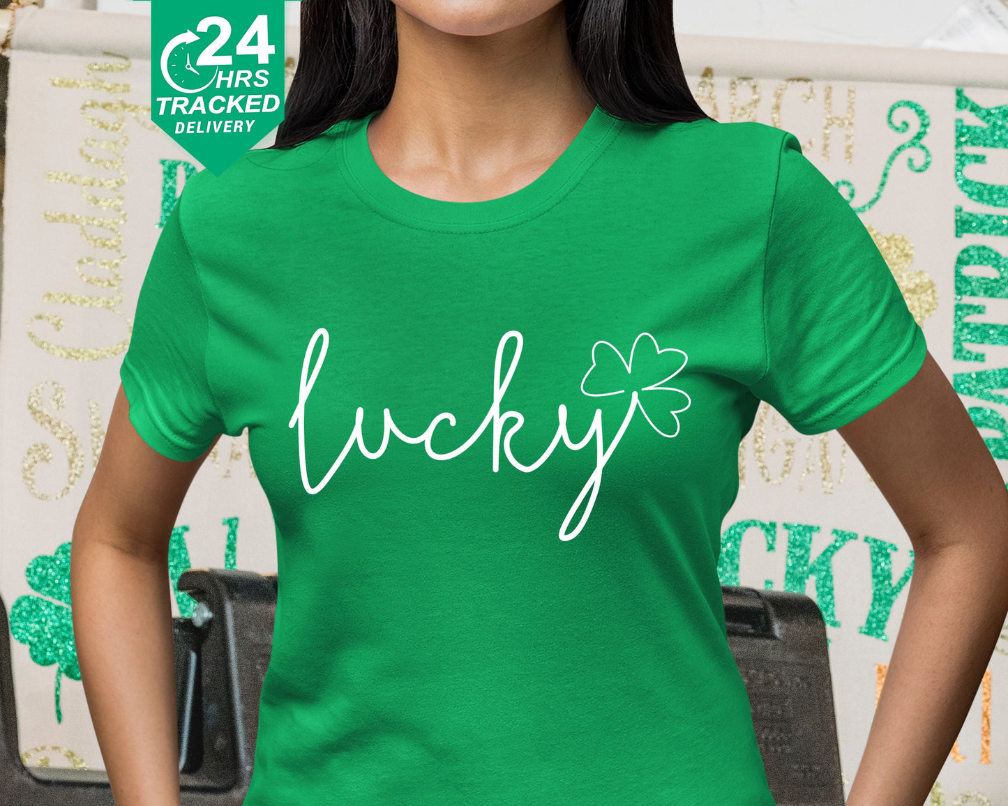 Lucky Shamrock T-Shirt: St Patricks Day Irish Shirt