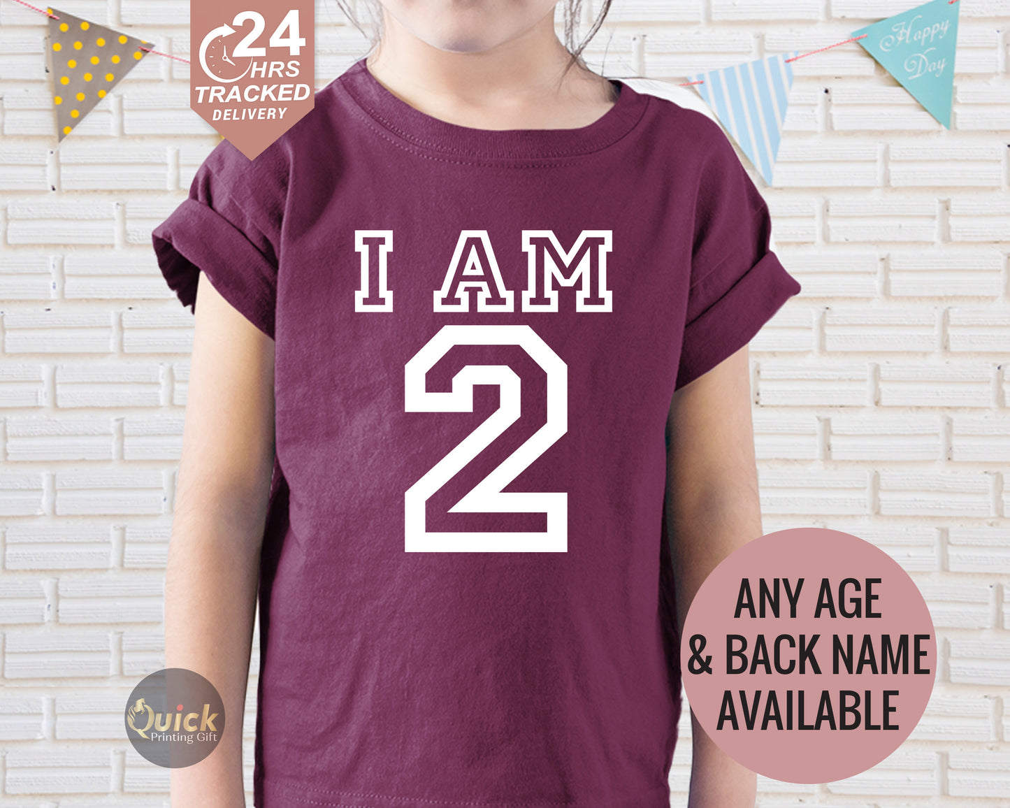Personalized 2nd Birthday T-Shirt: Custom Name Outfit