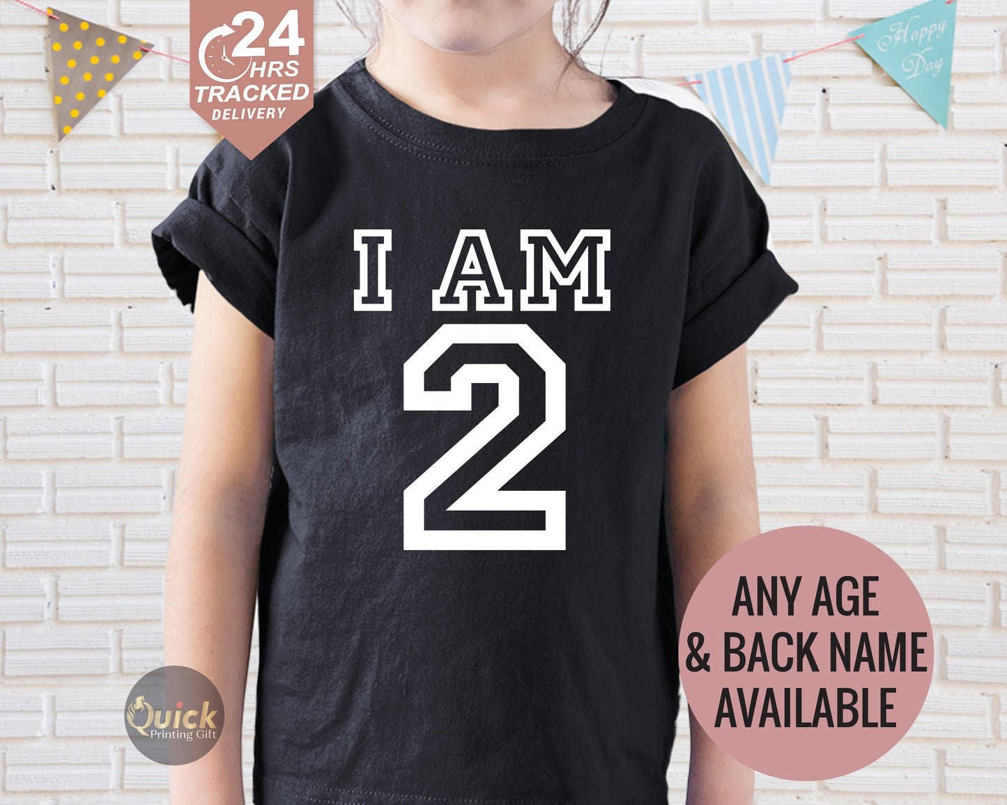 Personalized 2nd Birthday T-Shirt: Custom Name Outfit