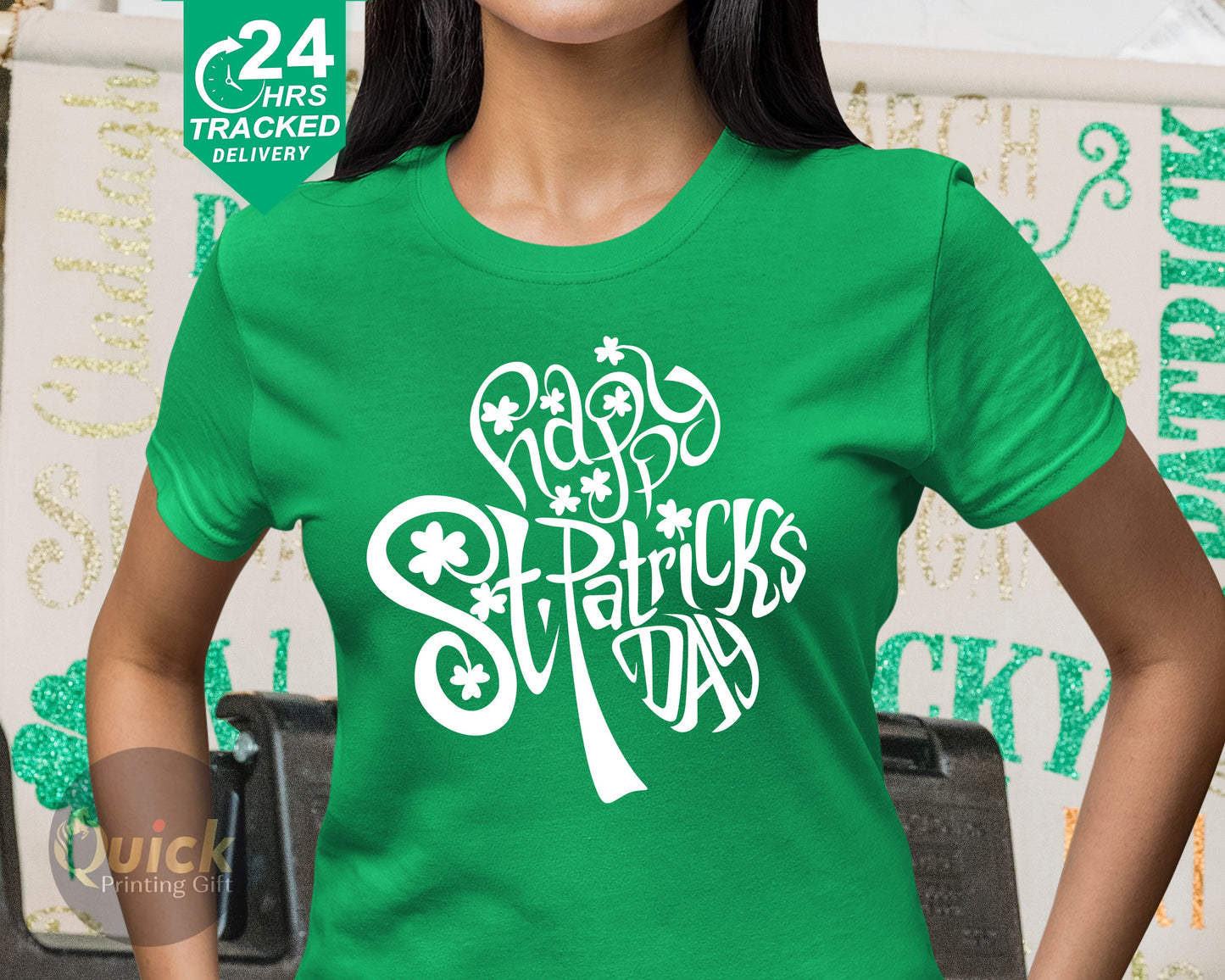 Funny Shamrock St Patricks Day T-Shirt: Lucky Irish Gift
