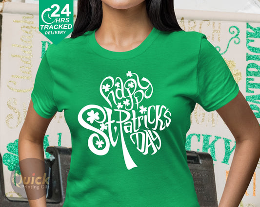 Funny Shamrock St Patricks Day T-Shirt: Lucky Irish Gift