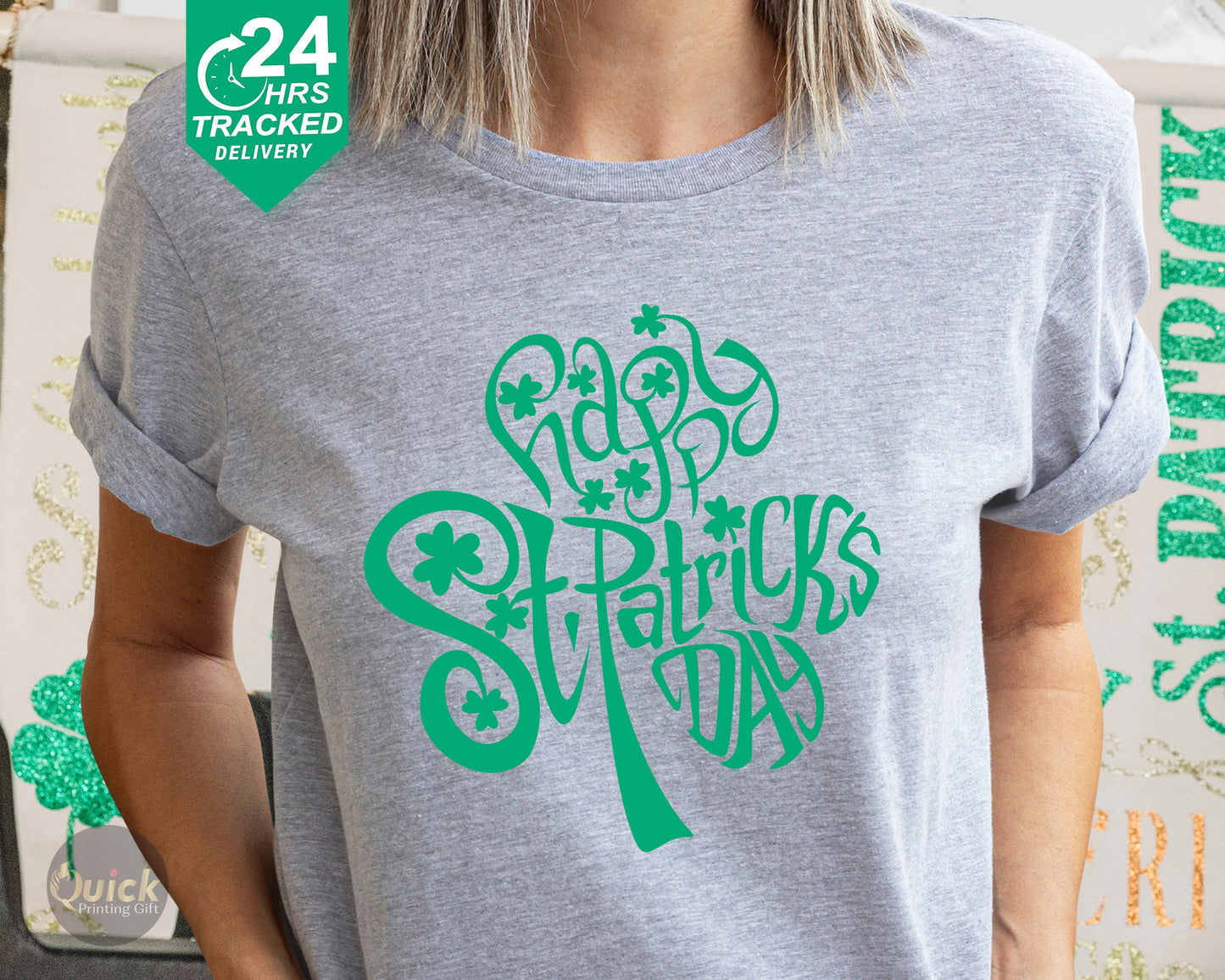 Funny Shamrock St Patricks Day T-Shirt: Lucky Irish Gift