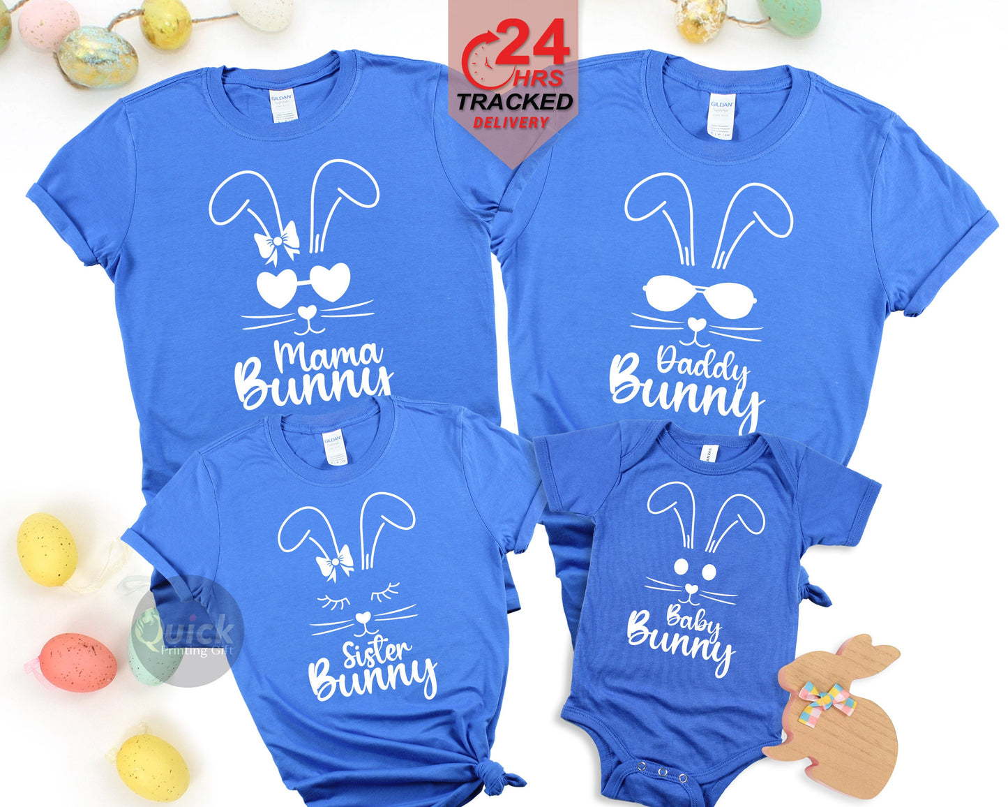 Matching Family Easter Bunny T-Shirt Set