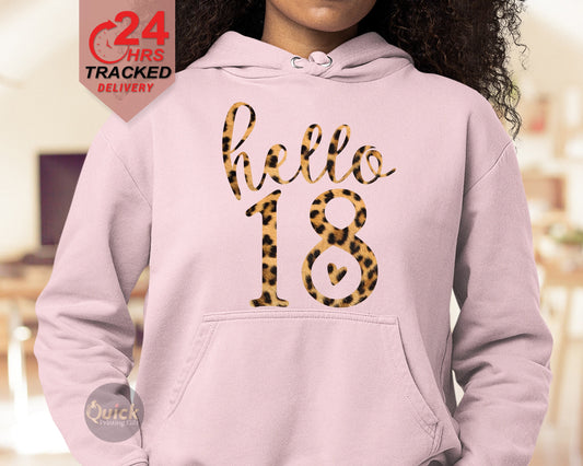 Custom Birthday Party Hoodie Sweatshirt UK, 18th Birthday Gift for Boys Girls, Birthday Theme Outfit 2023, 18th Birthday Gifts for Friend