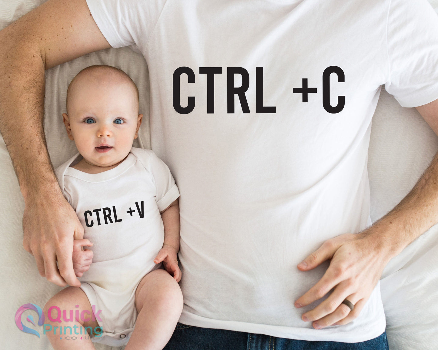 Ctrl + C, Ctrl + V matching dad and kids t shirts, Copy Paste Shirt Set, Copy And Paste Daddy And Daughter Shirts -New Baby Gift,dad t shirt