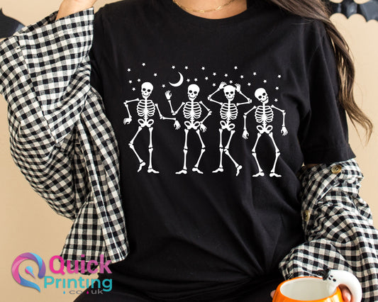 Dancing Skeleton Shirt, Halloween Party Shirt,Halloween Dancing Skeleton, Skeleton Dancing Halloween Shirt,Halloween Shirt Tee Shirt T-shirt