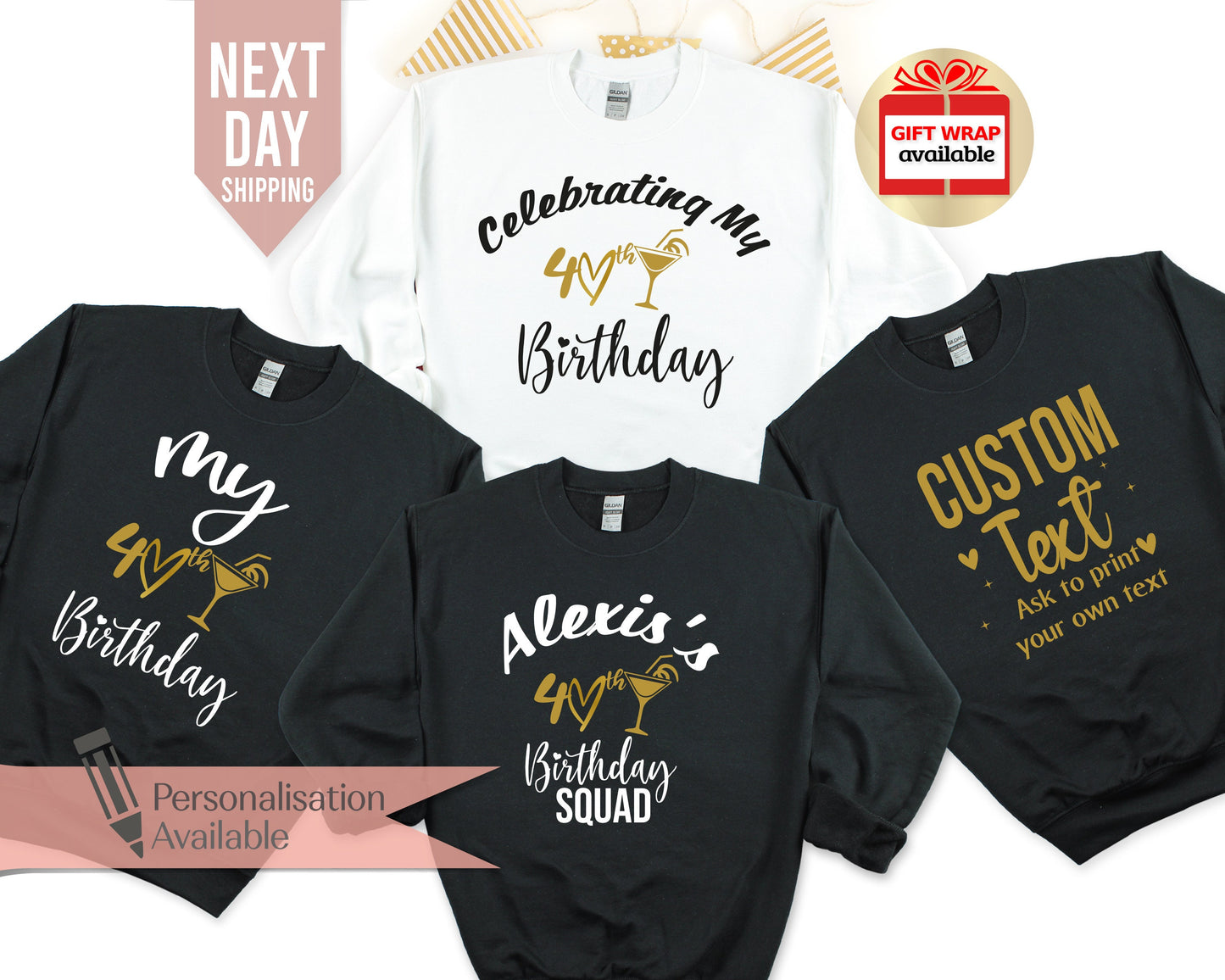 1984 40th Birthday Sweatshirt: Custom Made In Year Jumper