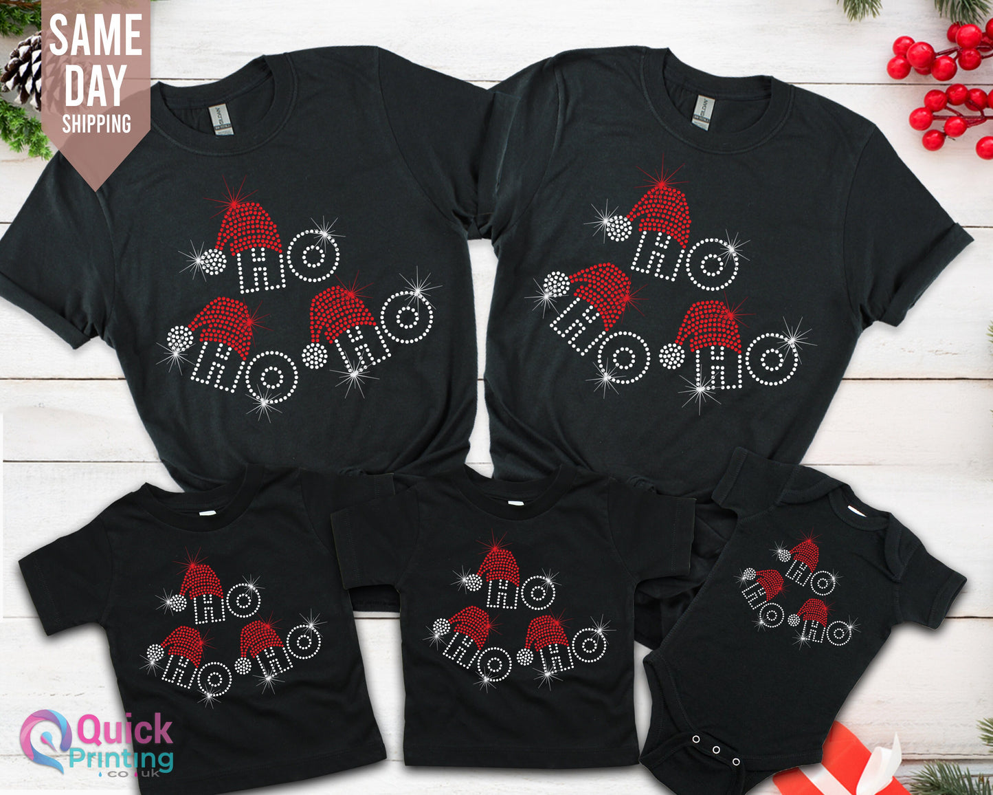 Ho Ho Ho Christmas Shirt, Santa Shirt, Christmas T Shirt, Holiday Shirt, Matching Family Shirt, Christmas Outfit, Christmas Gift 2026
