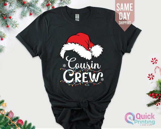 Cousin Crew Christmas Shirt: Matching Family Holiday Tee