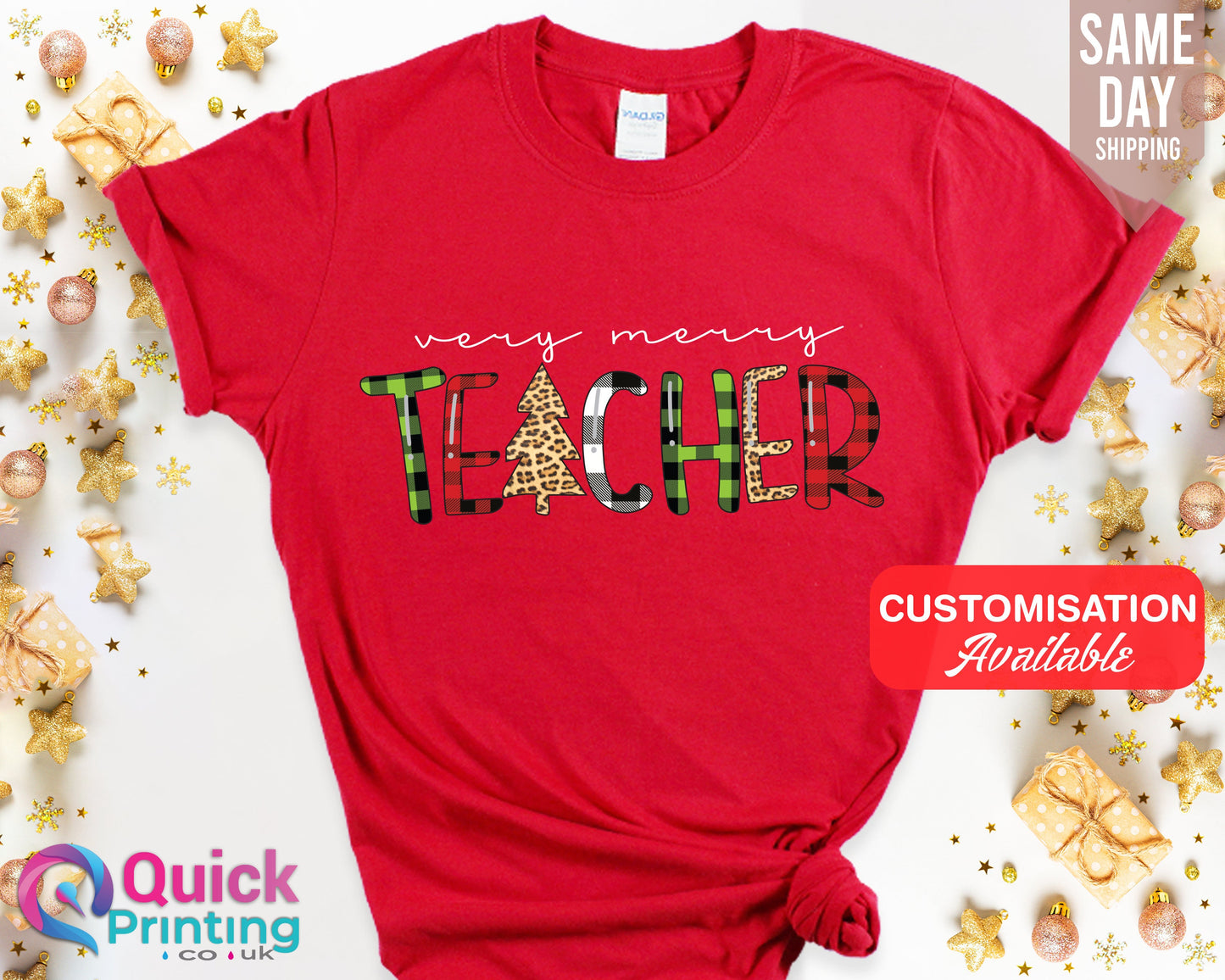 Very Merry Teacher Shirt: Christmas Teaching Tee