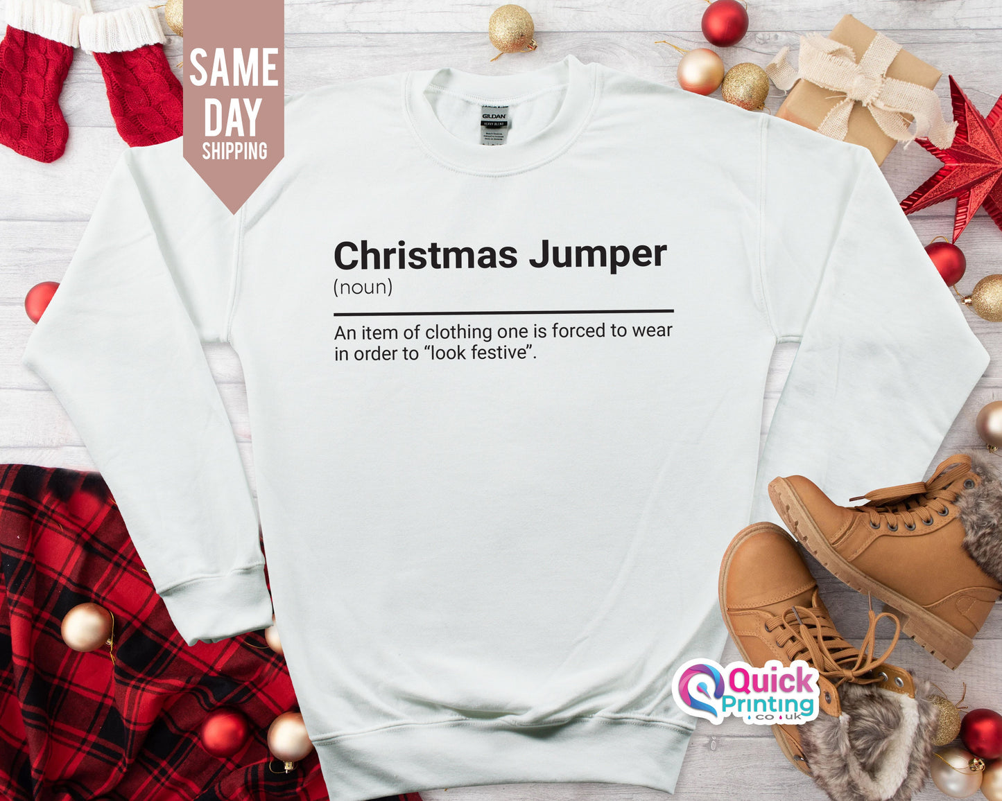 Funny Christmas Sweatshirt: Matching Family Xmas Jumper