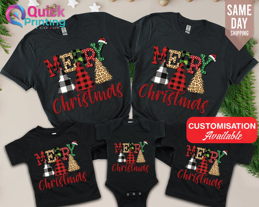 Christmas Tree T-Shirt: Family Holiday Matching Tee