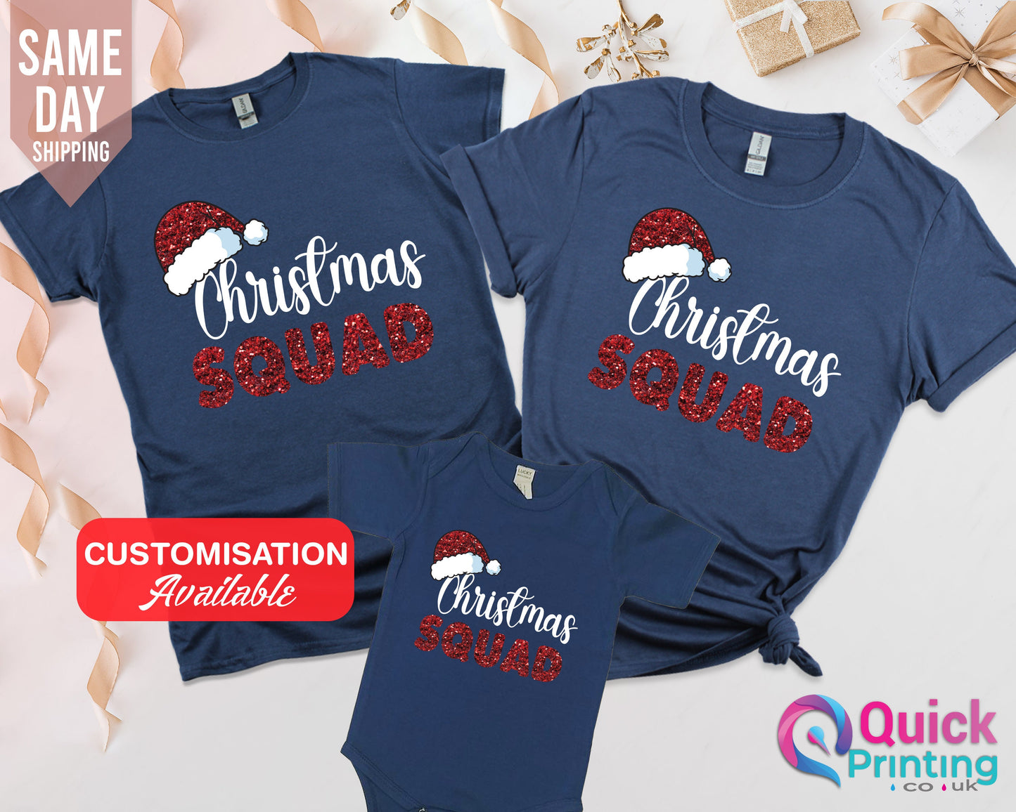 Matching Family Christmas Squad T-Shirts, Squad Christmas Tee, Family Christmas Squad Shirt for Women Men, Christmas Squad Tshirt 2026, Xmas