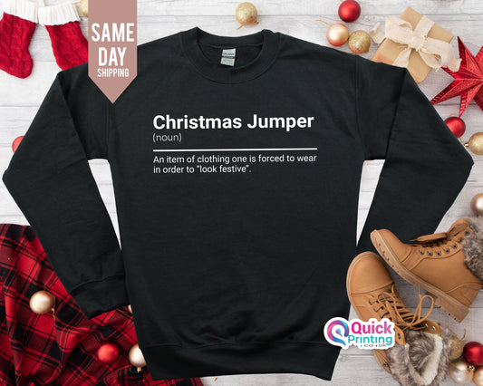 Funny Christmas Sweatshirt: Matching Family Xmas Jumper