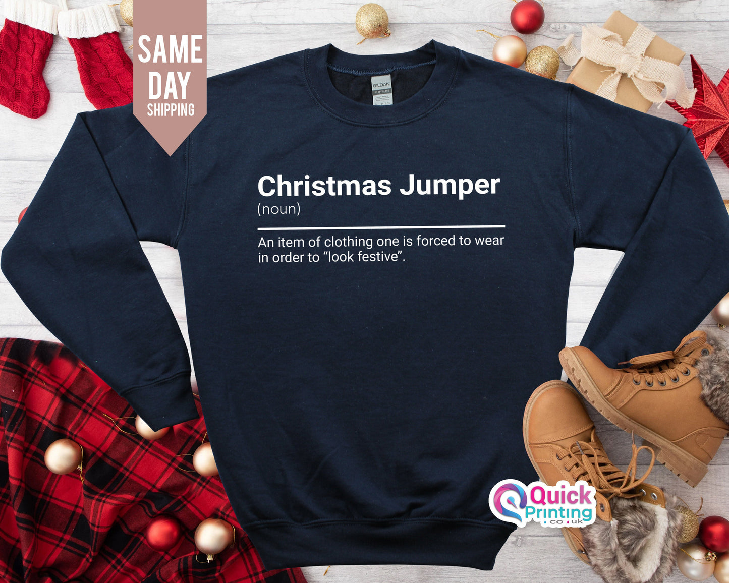 Funny Christmas Sweatshirt: Matching Family Xmas Jumper