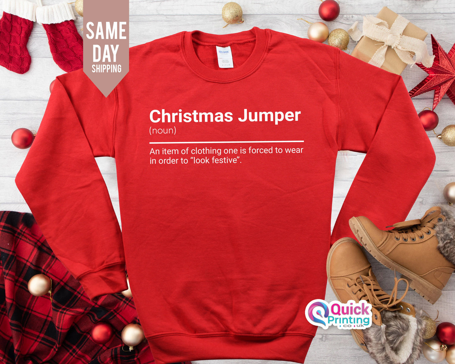 Funny Christmas Sweatshirt: Matching Family Xmas Jumper