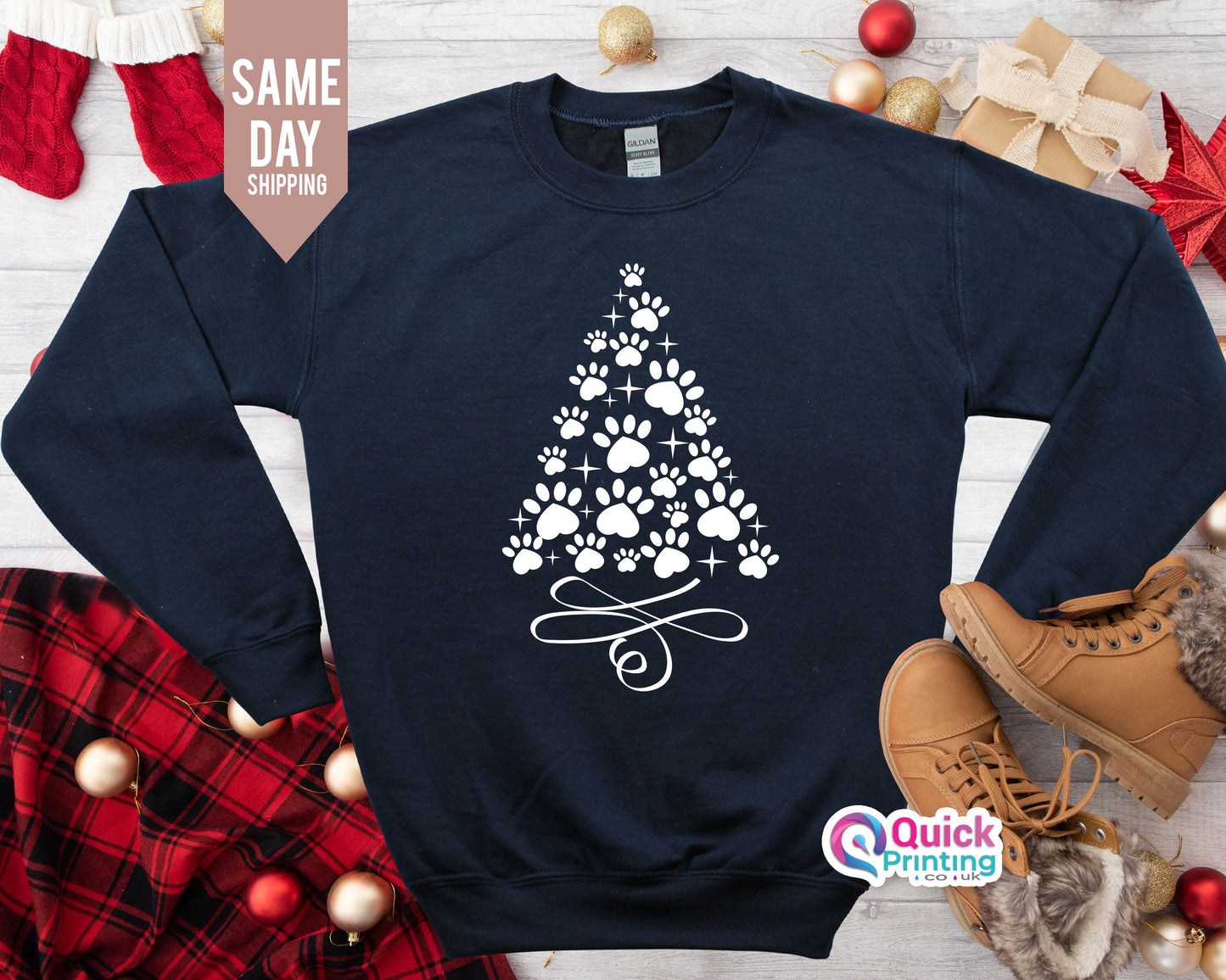 Christmas Tree Sweater, Funny Christmas, Dog Mum Sweater, Christmas Dog Sweatshirt, Christmas Sweatshirt