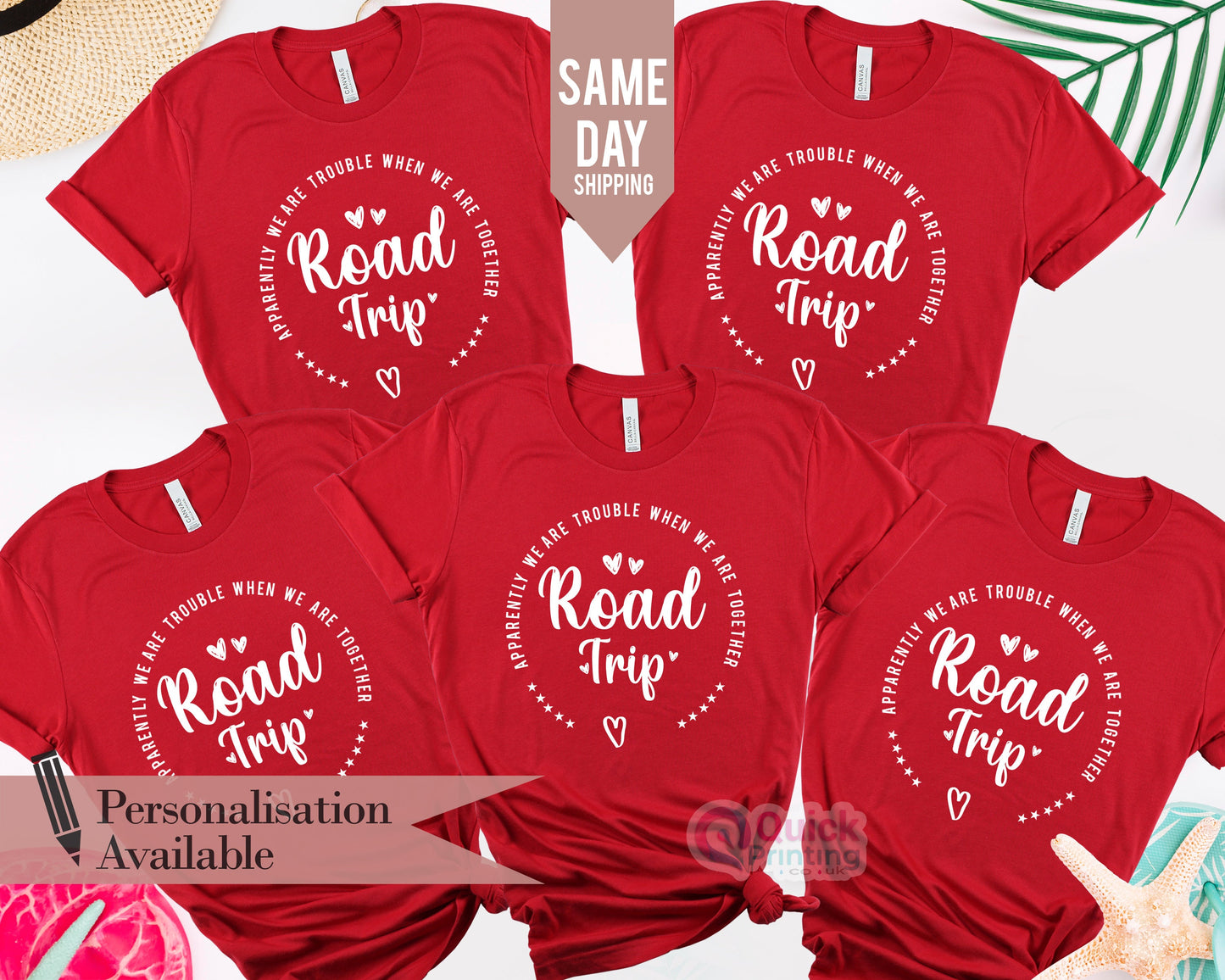 Personalized Family Road Trip Shirt: Matching Travel T-Shirt
