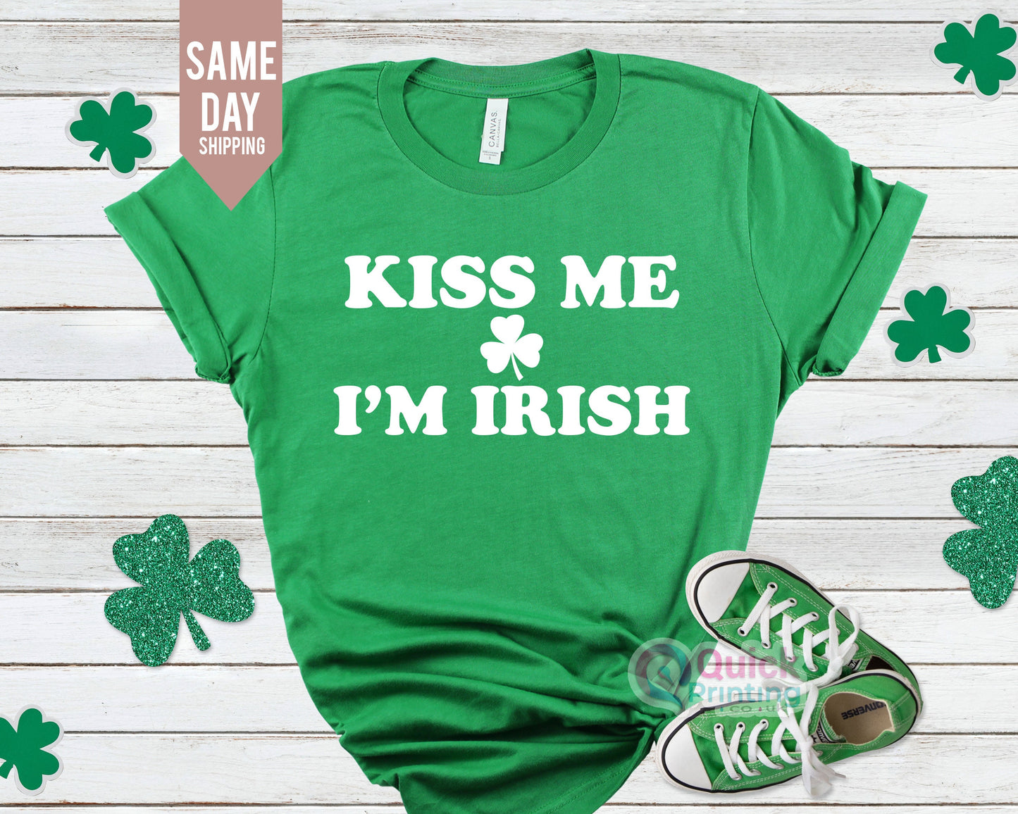 Kiss Me I'm Irish Shirt - St Patrick's Day Tee
