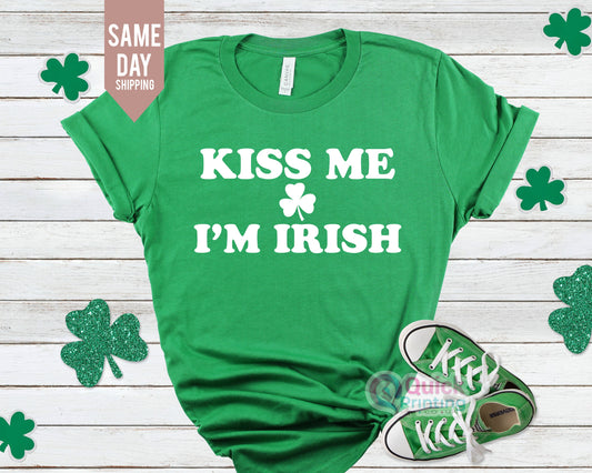 Kiss Me I'm Irish Shirt - St Patrick's Day Tee