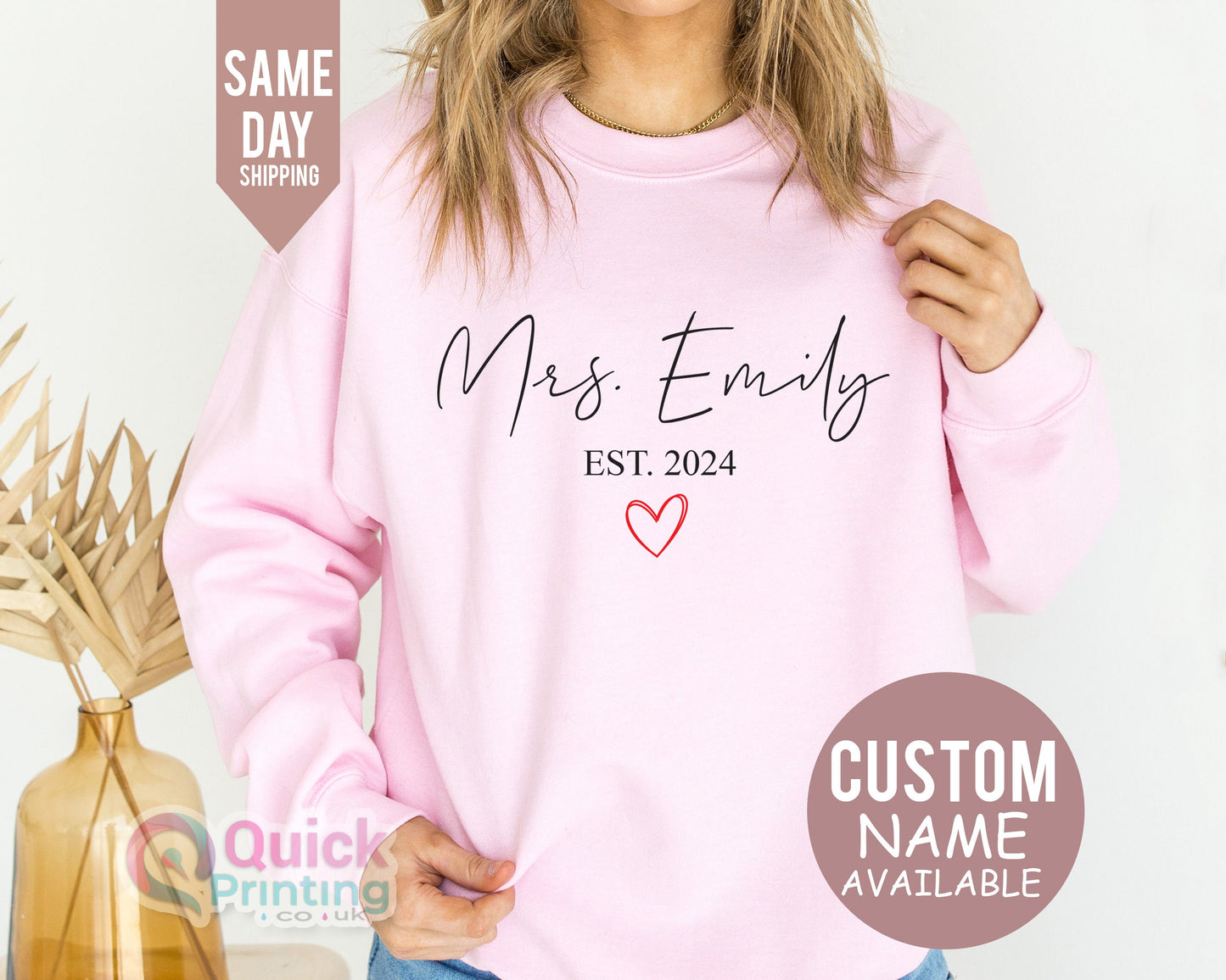 Future Mrs Personalized Sweatshirt: Bride to Be Gift