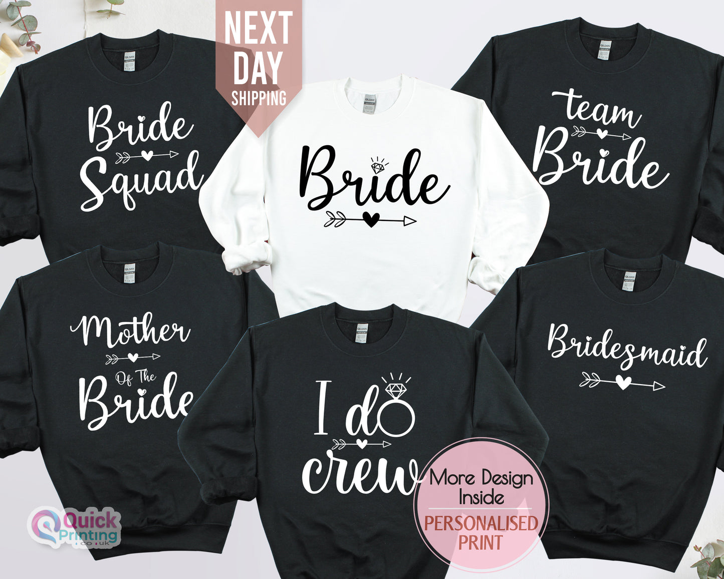 Team Bride Sweatshirt: Bachelorette Party, Hen Party Top