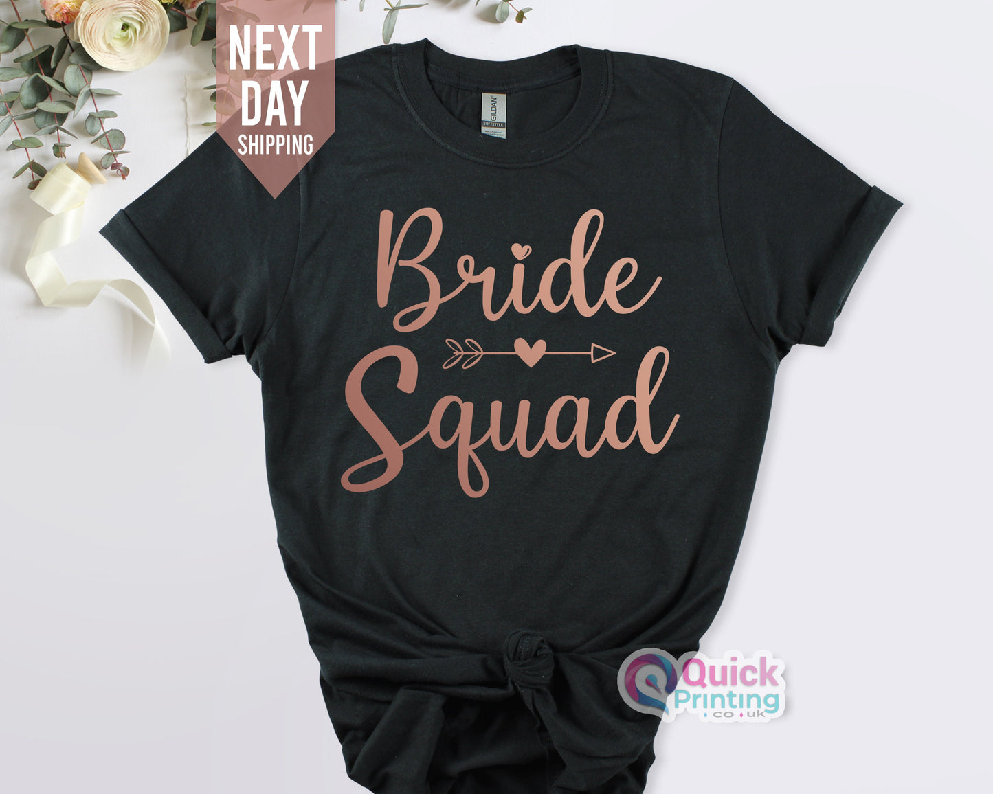Bride Squad T-Shirts: Bachelorette Party - Custom Bridal Hen Do