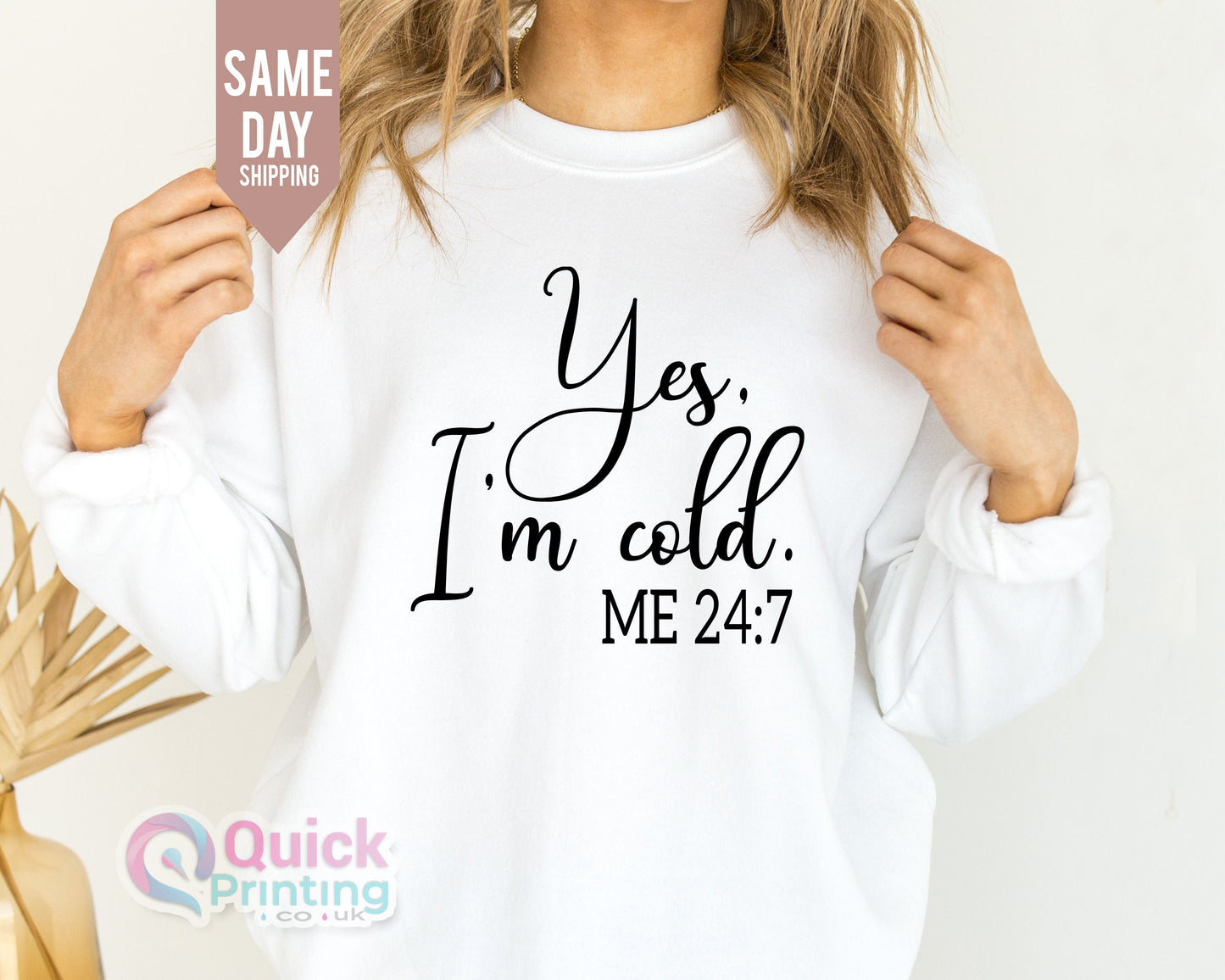 Yes I'm Cold Sweatshirt: Funny Winter Unisex Hoodie