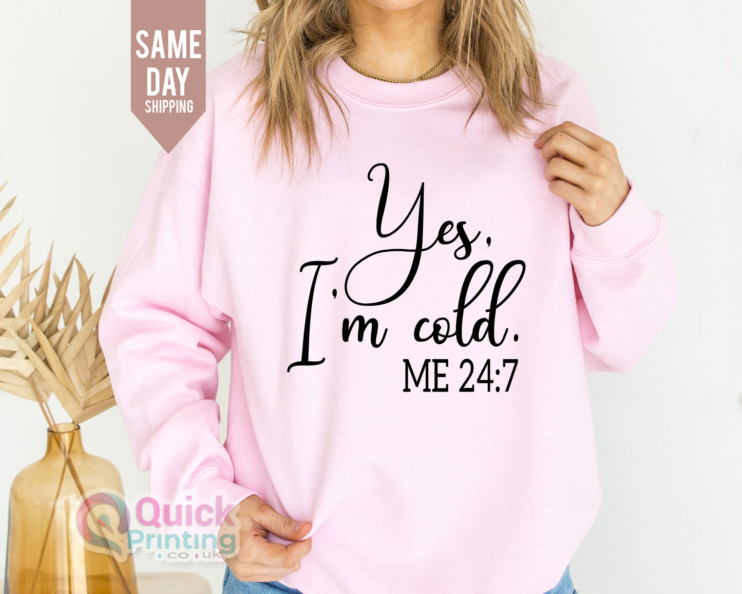 Yes I'm Cold Sweatshirt: Funny Winter Unisex Hoodie
