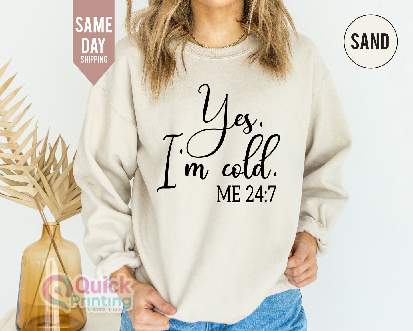 Yes I'm Cold Sweatshirt: Funny Winter Unisex Hoodie