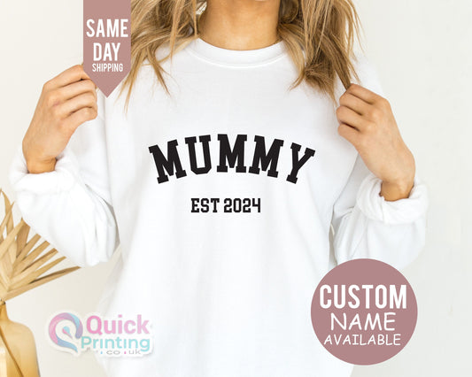 Custom Mama Sweatshirt: Personalized Childrens Names Top