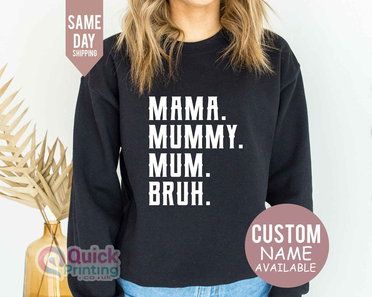 Mama Mommy Mom Bruh Sweatshirt, Mother Day Shirt, new mother Sweater, Mama top, Gift for Women, Mama to bruh Sweatshirt, Mother's Day gift