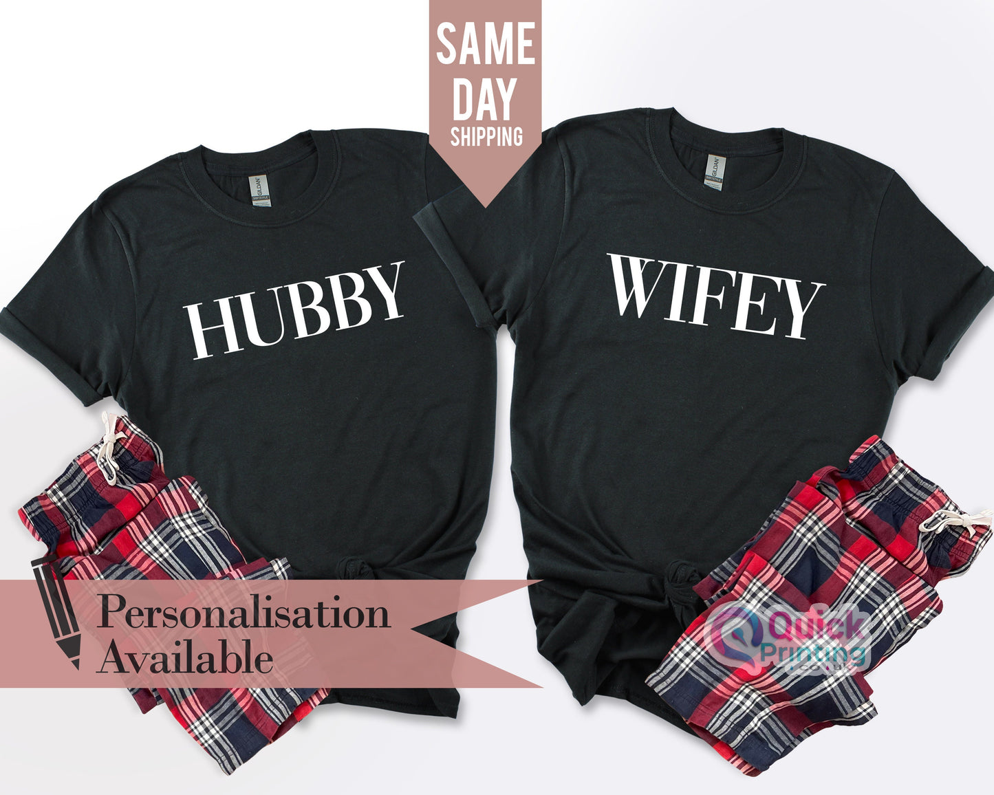 Wifey Hubby Tshirt, Honeymoon & Bridal Gift, Mrs Crewneck, Wife Tshirt, Wifey Bride Sweater, Mr Mrs Tshirt, Anniversary Tshirt 2024