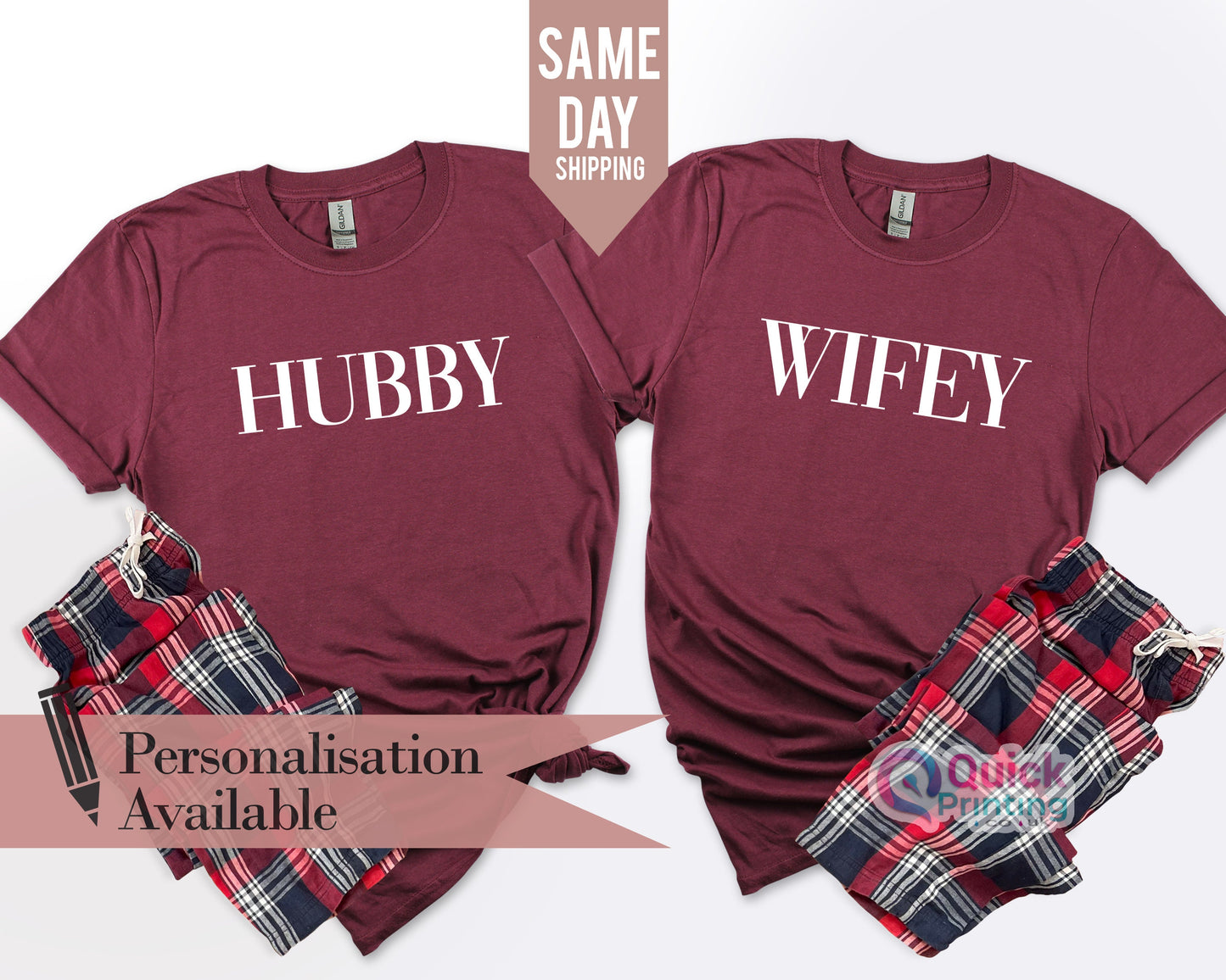 Wifey Hubby Tshirt, Honeymoon & Bridal Gift, Mrs Crewneck, Wife Tshirt, Wifey Bride Sweater, Mr Mrs Tshirt, Anniversary Tshirt 2024