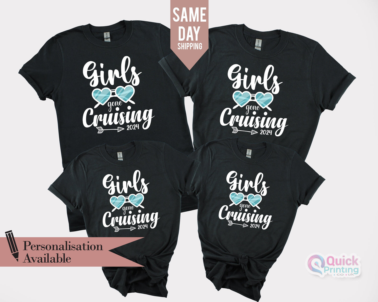 Girls Cruise Trip 2026 Shirt: Matching Group Vacation Tee