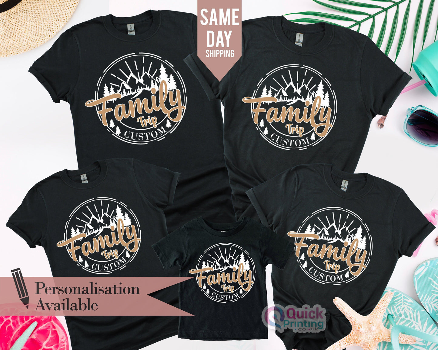 Custom Family Trip Shirt: Matching Holiday Group Tee