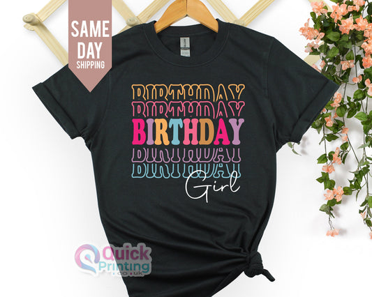 The Birthday Girl Shirt, Girl's Birthday Tee, Youth Birthday Girl Shirt, My Birthday Shirt, Birthday Shirt, Birthday Party Girl Shirt