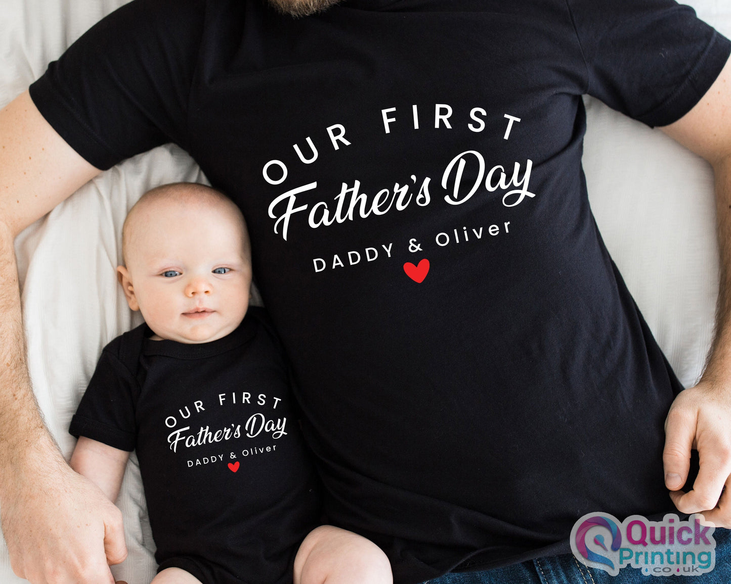 First Father's Day Matching Outfit: Daddy & Me Bear T-Shirt